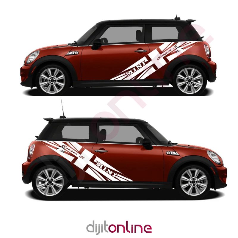 Exclusive Set Of Racing Side Stripes Decal Sticker Graphic Compatible ...